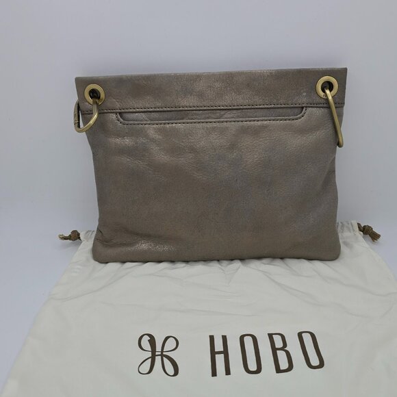 NWT HOBO Every GO Crossbody Bag Granite Gold - Picture 7 of 8